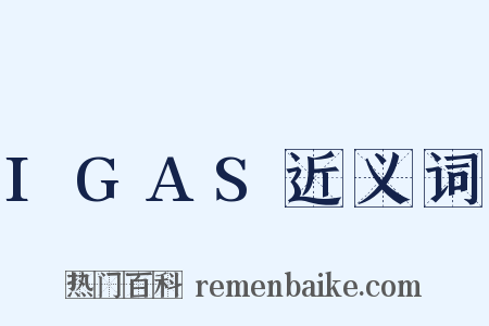 IGAS近义词是什么意思的图片